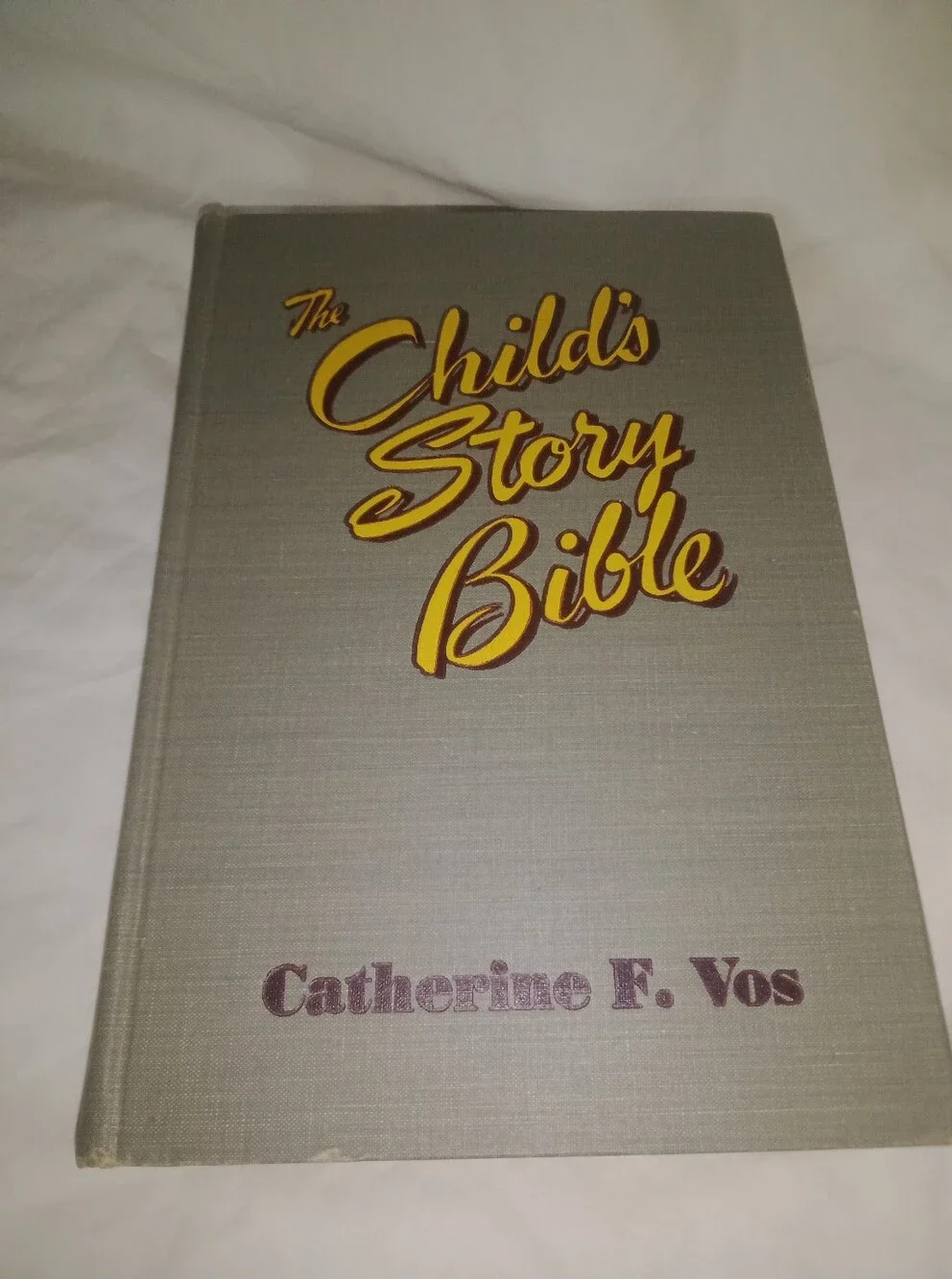 Vintage The Child's Story Bible 1949 Book by Catherine F Vos Religion Christian
